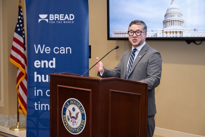 世界糧食組織（Bread for the World）總裁兼執行長趙恩恩牧師。（翻攝自FB@Bread for the World）